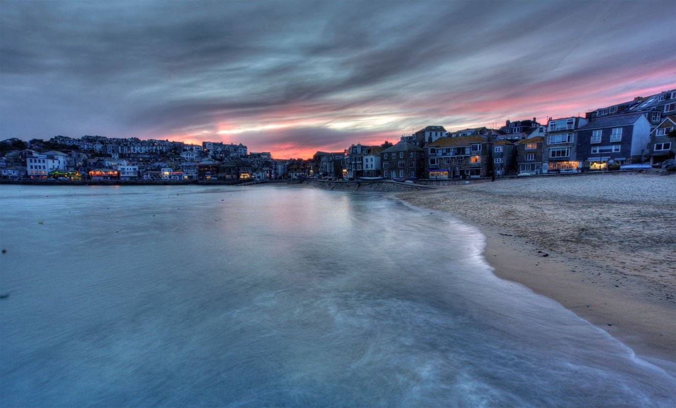 st-ives-harbour-winter-sunset - Polmanter Touring Park : Polmanter